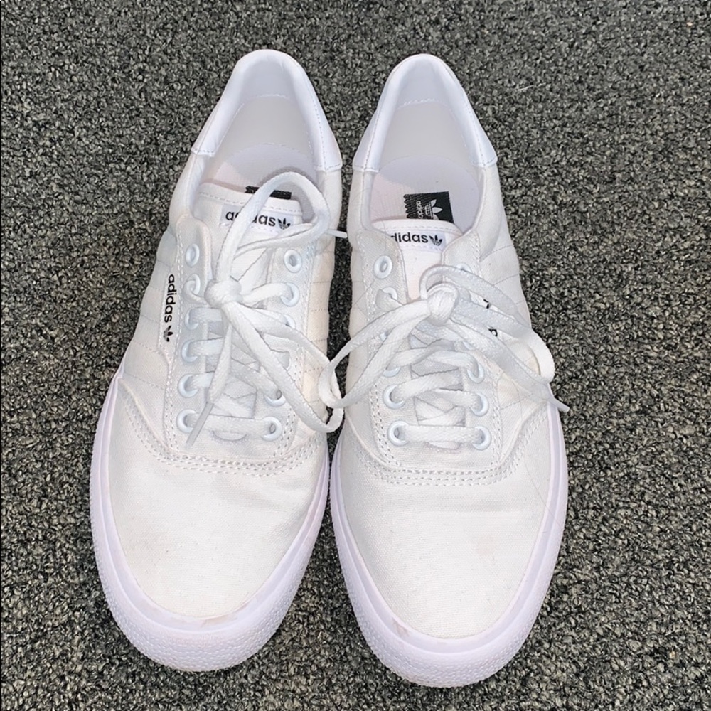 White adidas sneakers